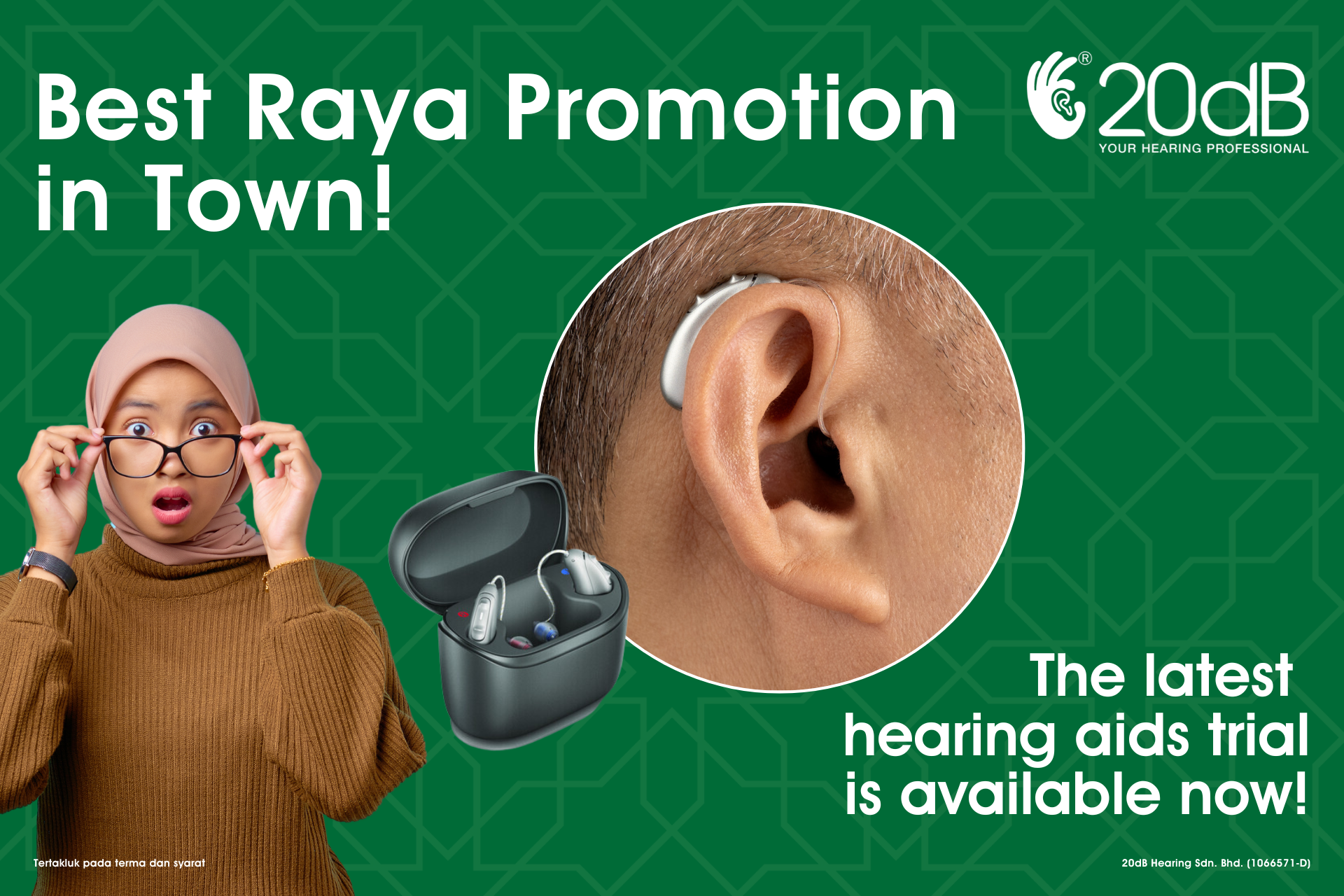 Riang Raya Bersama 20dB Hearing